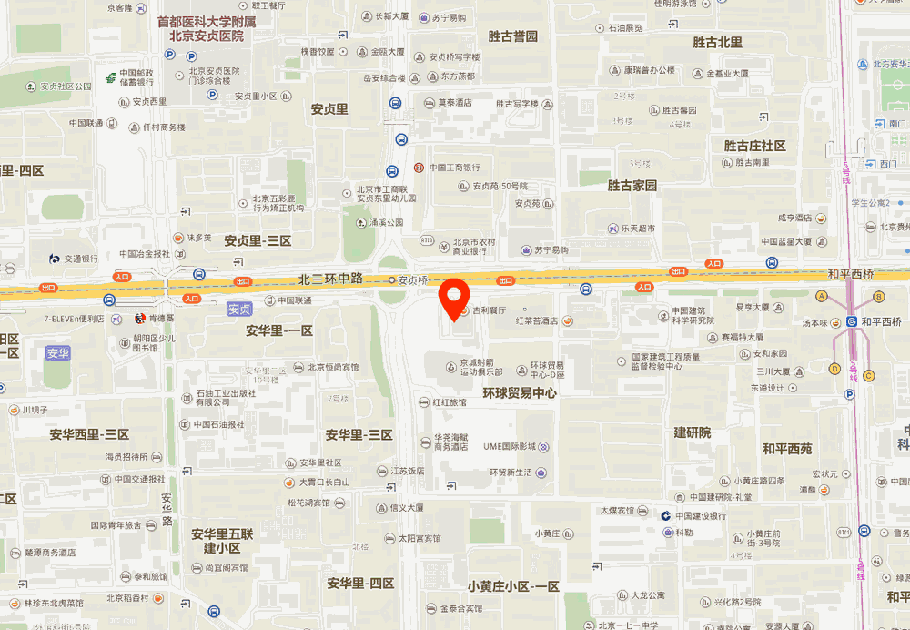 安贞大厦位置地图